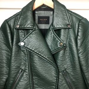 ZARA | Leather Effect Biker Jacket